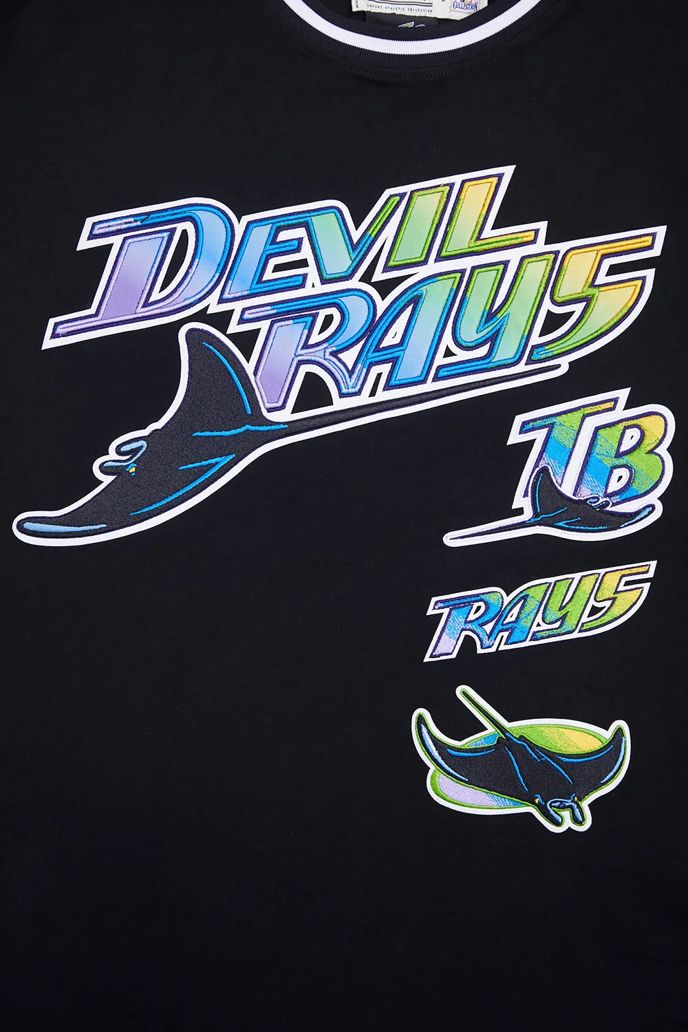 MLB TAMPA DEVIL RAYS RETRO CLASSIC MEN'S TOP (BLACK)