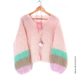 MYPZ Light Mohair v-neck Pullover Palms