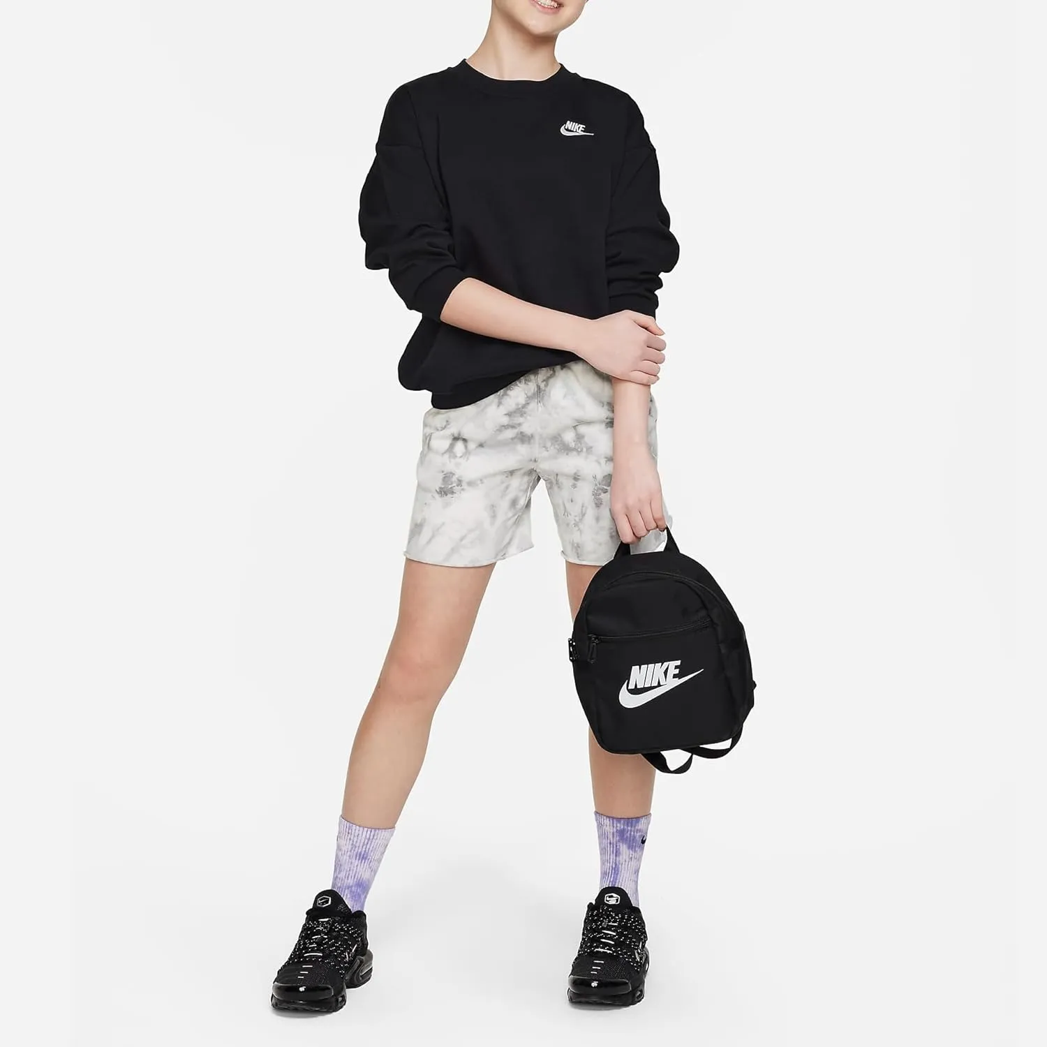 Nike Girls' Sportswear Club Fleece Oversized Sweatshirt