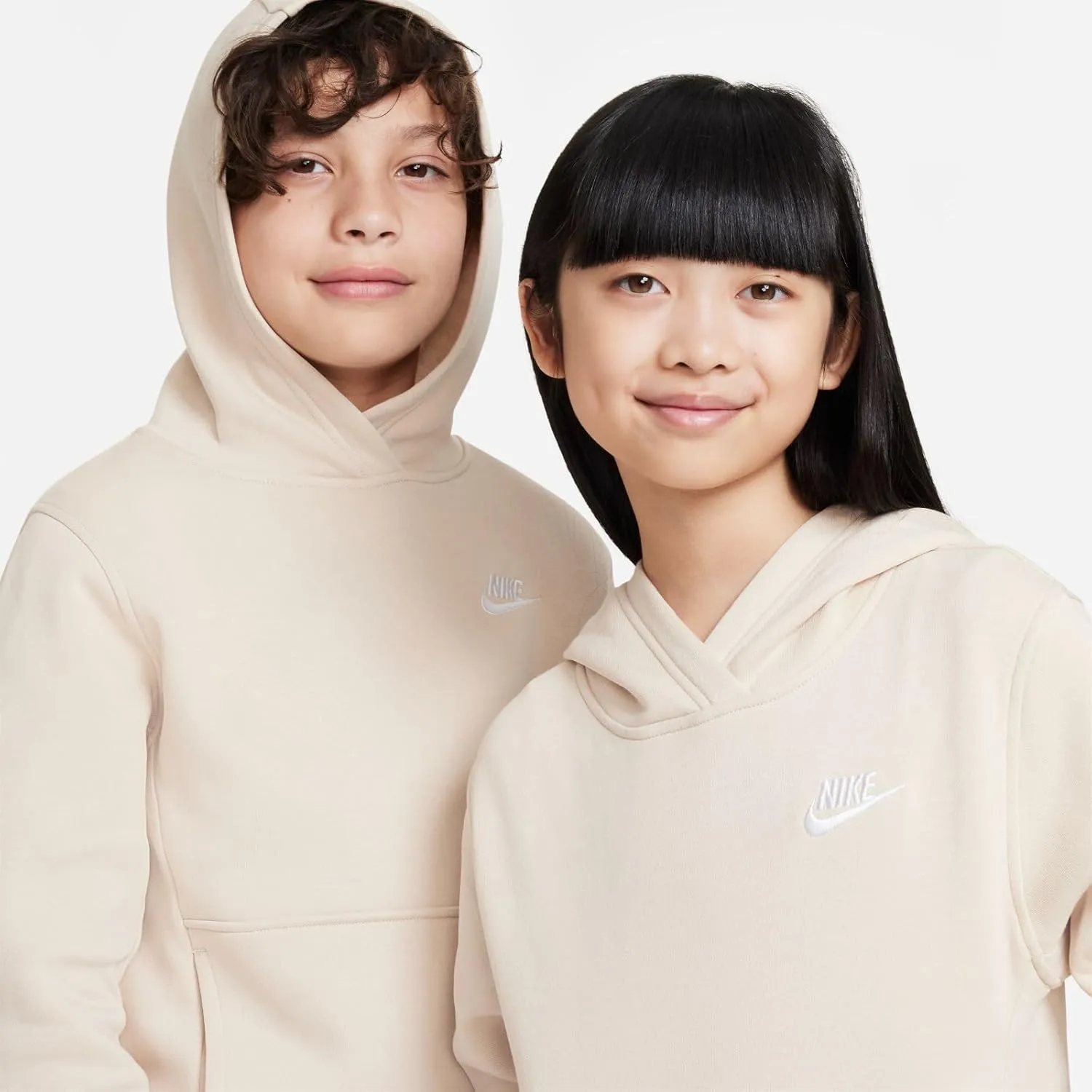 Nike NSW Club Fleece Lbr Hoodie (Little Big Kids)