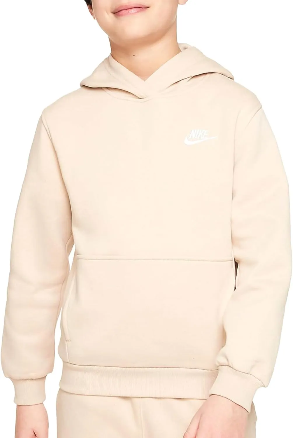 Nike NSW Club Fleece Lbr Hoodie (Little Big Kids)