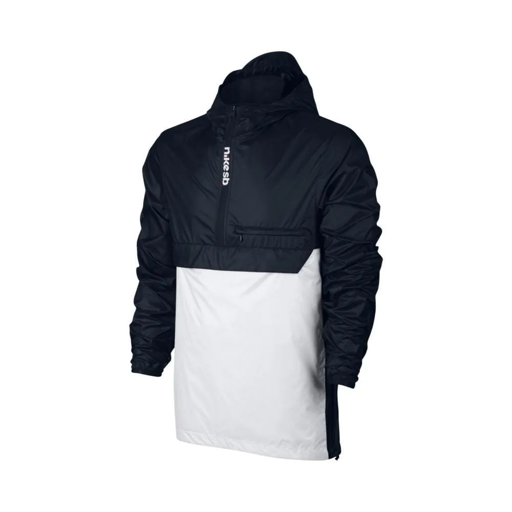 Nike SB jacket packable anorak Obsidian/White
