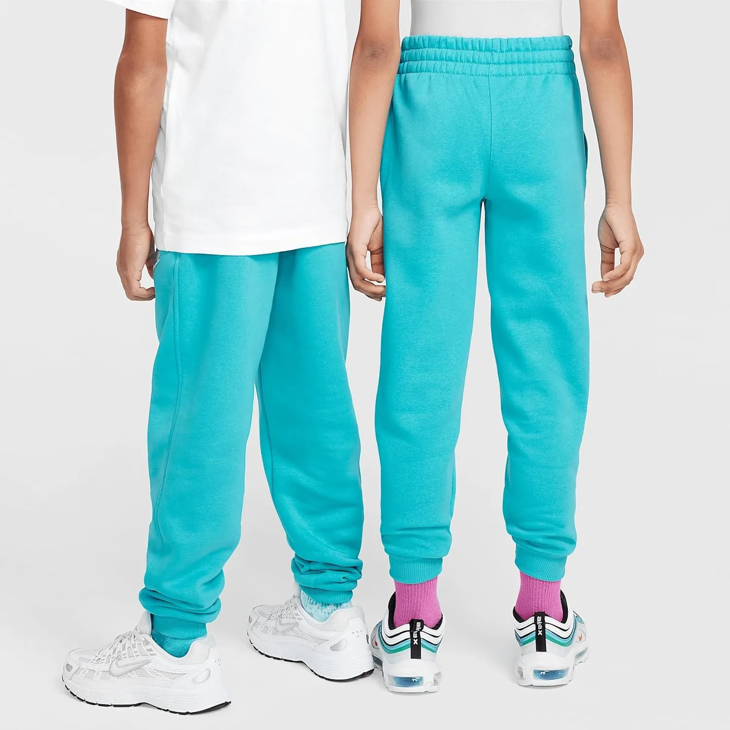 Nike Sportswear Club Fleece Big Kids' Joggers (FD3008-345, Dusty Cactus/White)