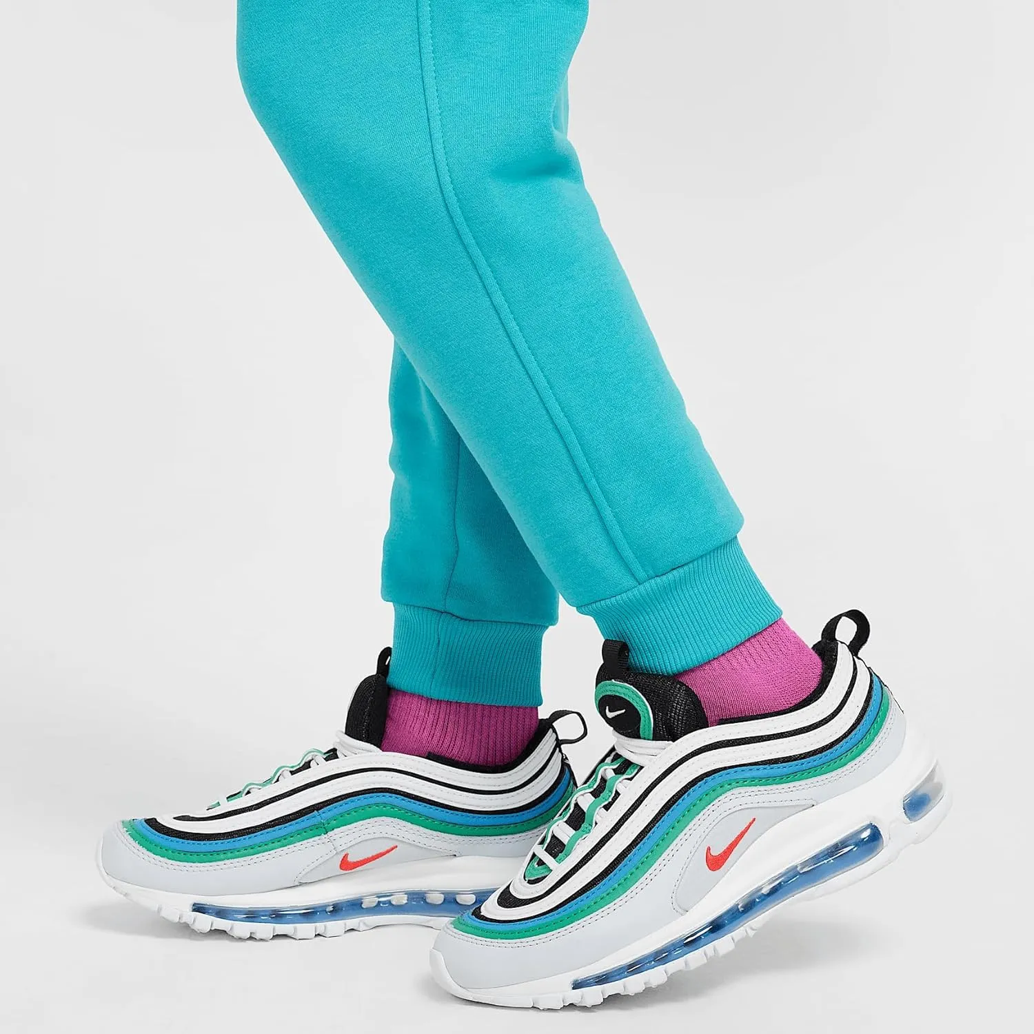 Nike Sportswear Club Fleece Big Kids' Joggers (FD3008-345, Dusty Cactus/White)