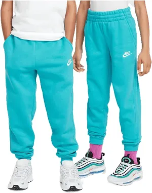 Nike Sportswear Club Fleece Big Kids' Joggers (FD3008-345, Dusty Cactus/White)