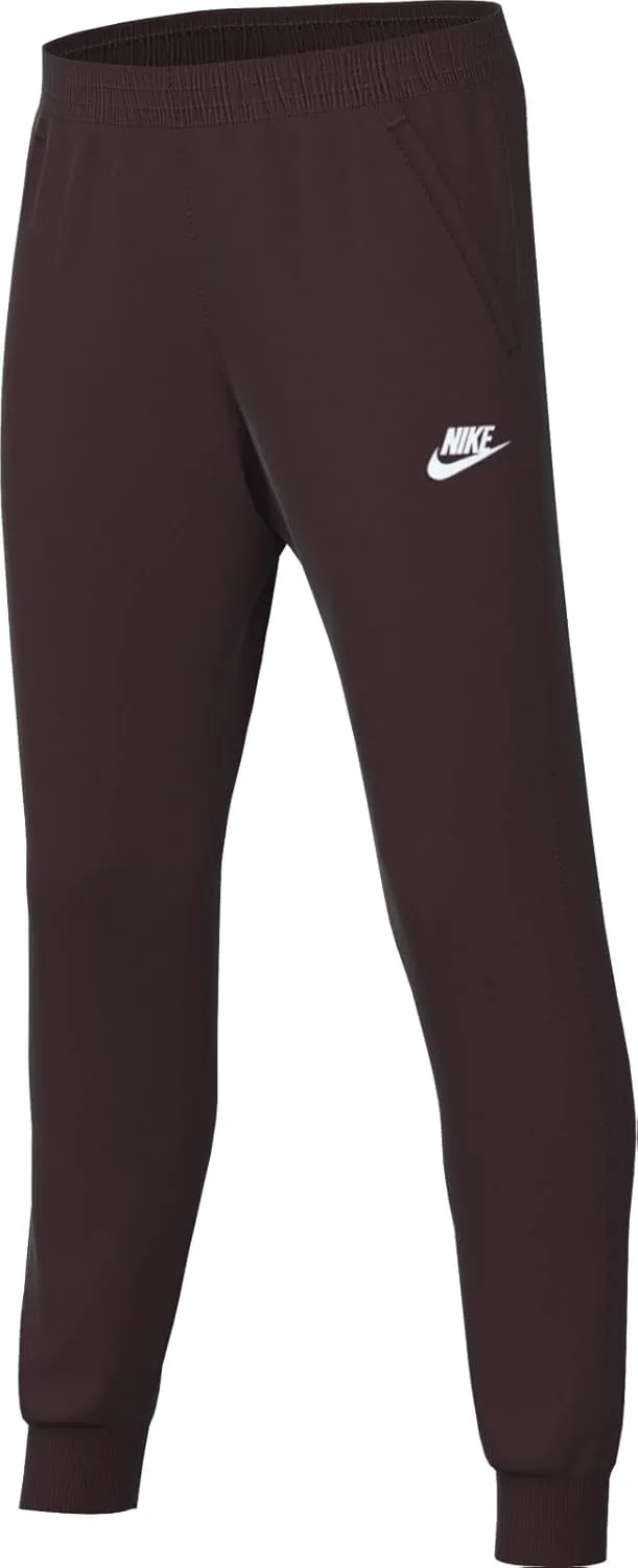 Nike Sportswear Club Fleece Big Kids' Joggers (FD3008-652, Burgundy Crush/White)