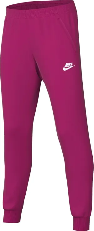 Nike Sportswear Club Fleece Big Kids' Joggers (US, Alpha, Large, Regular, Standard, Fireberry/White)