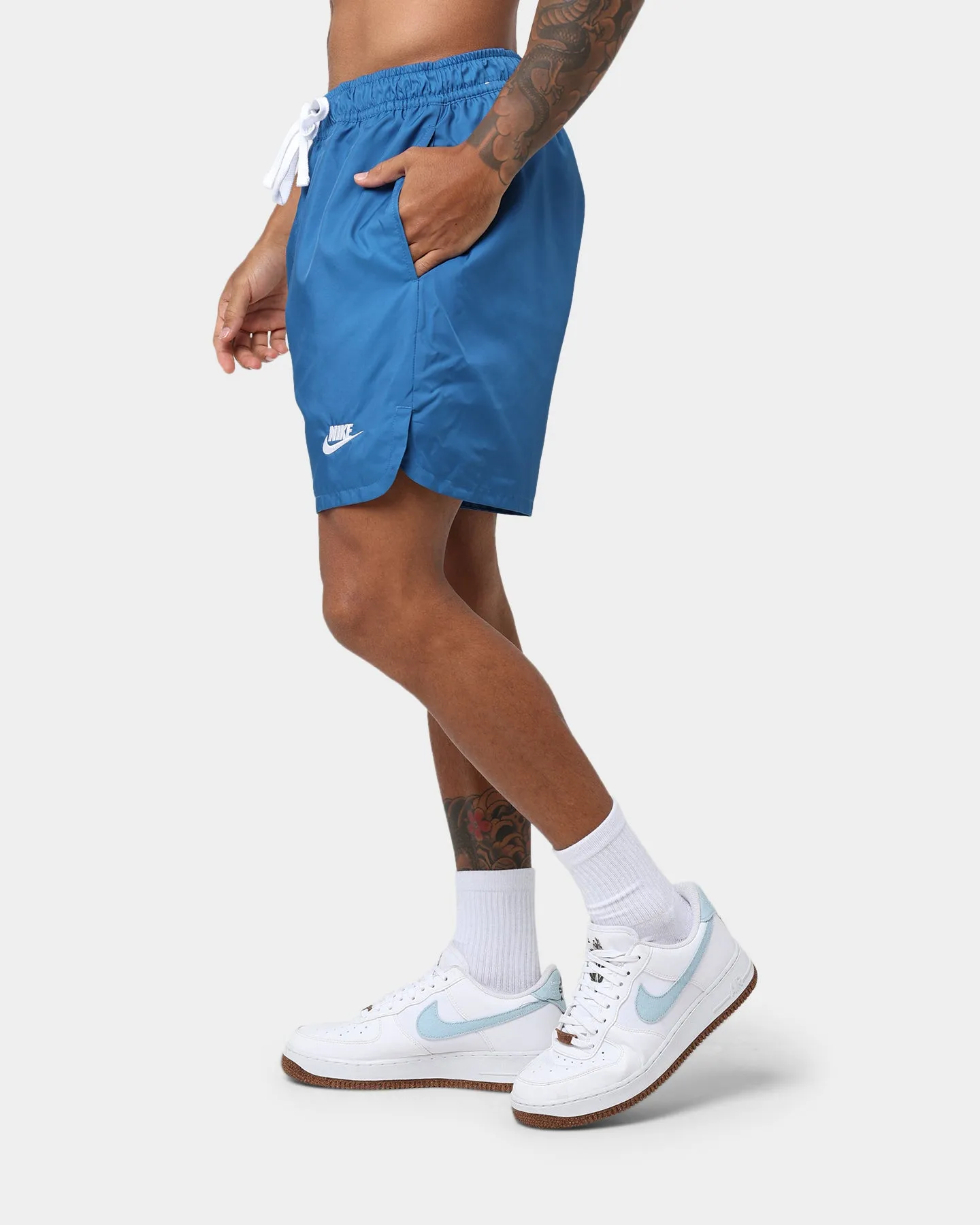 Nike Sportswear Woven Flow Shorts Marina Blue