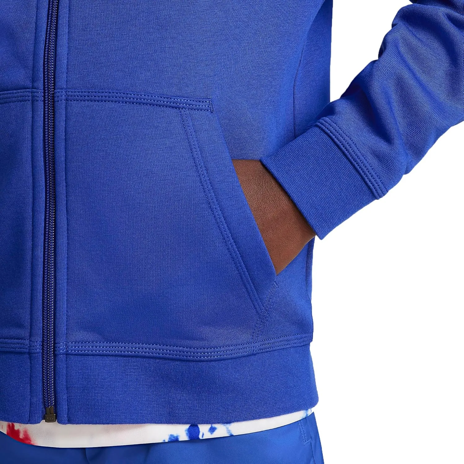 Nike USA Team Unisex Big Kid Youth Full-Zip Fleece Hoodie