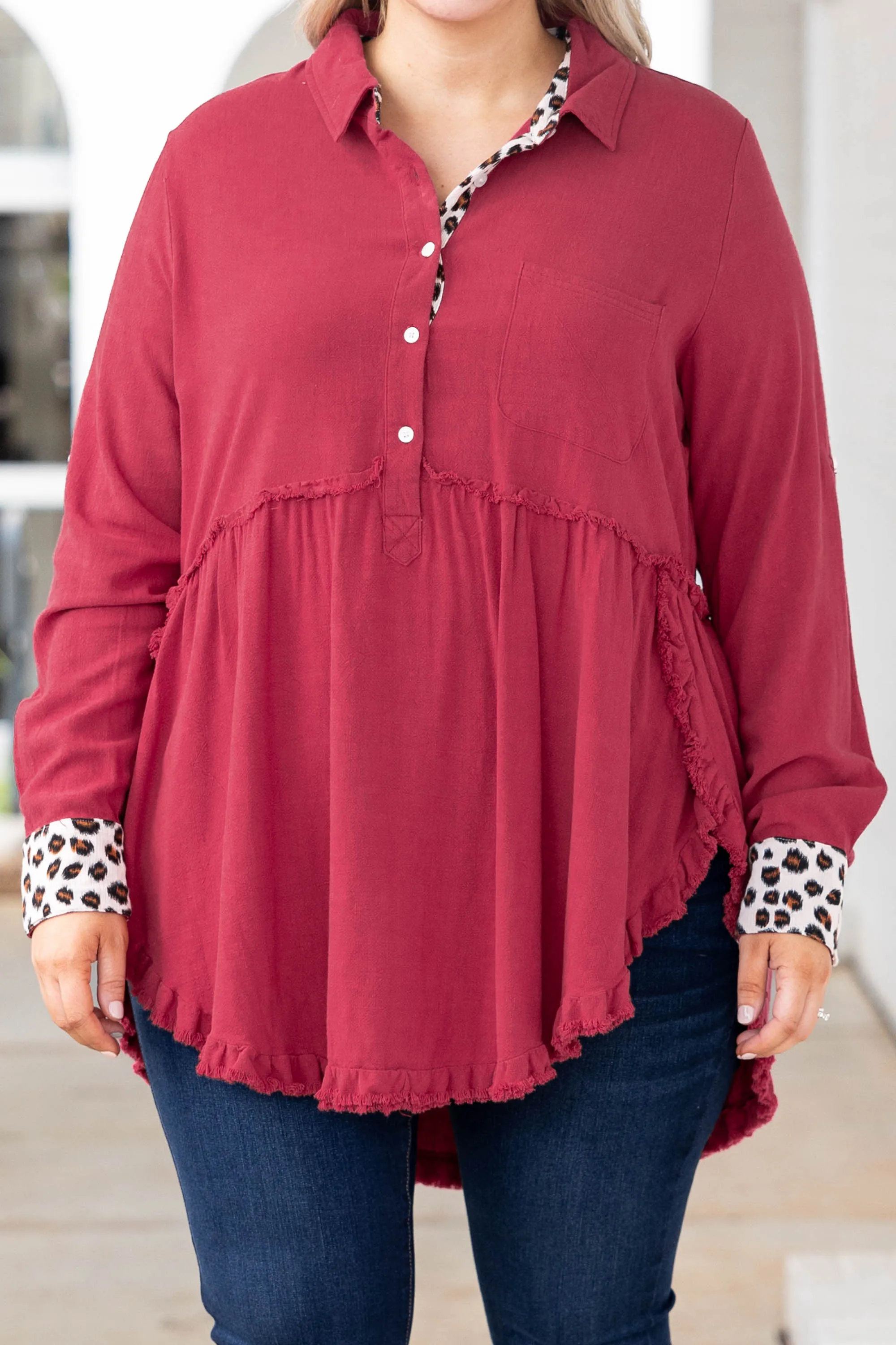 No Greater Feeling Top, Ruby Red