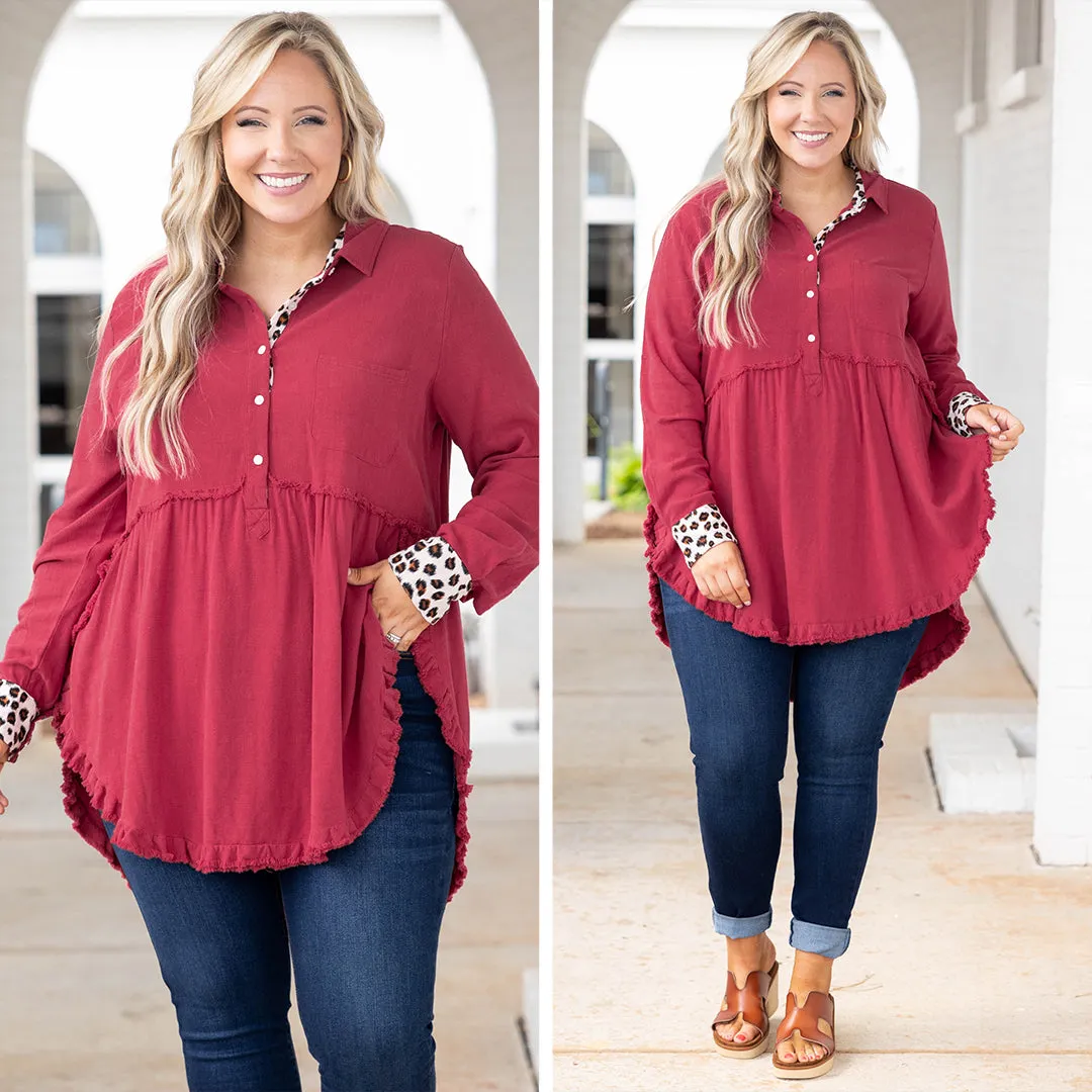 No Greater Feeling Top, Ruby Red