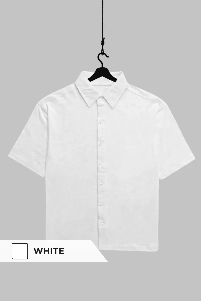 Pack of 3 Oversized Shirts White, Navy Blue and Maroon