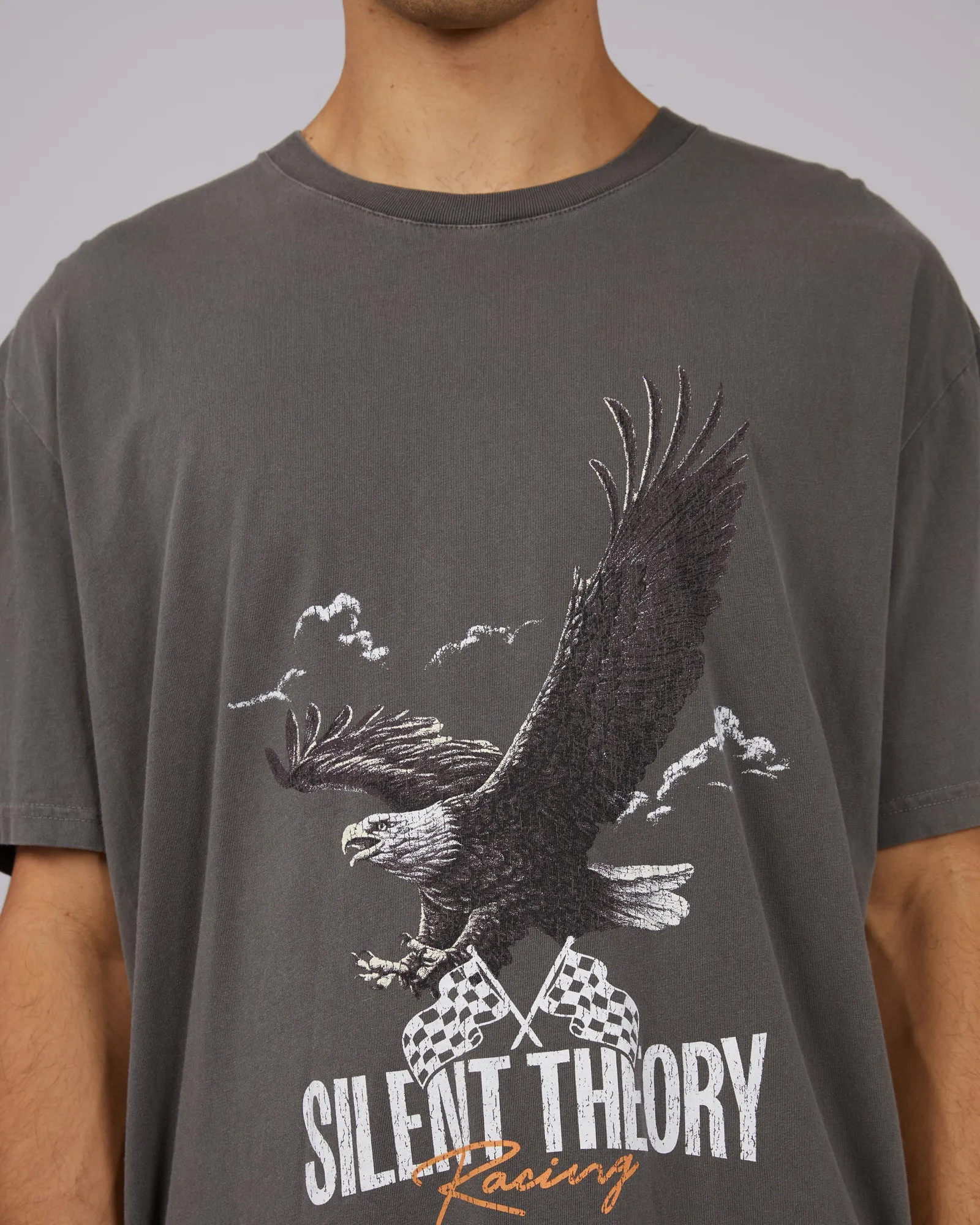 Pit Stop Tee Coal