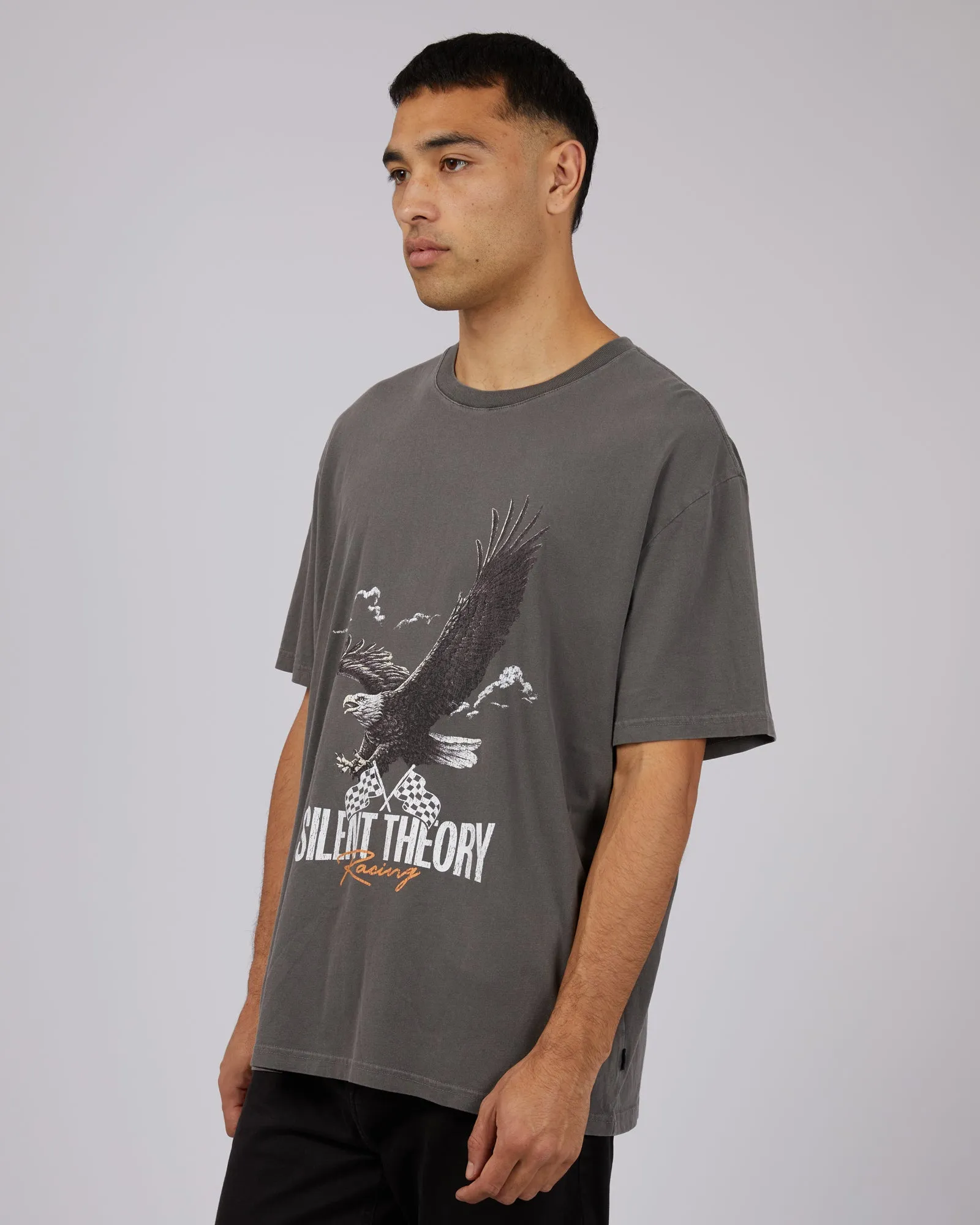 Pit Stop Tee Coal