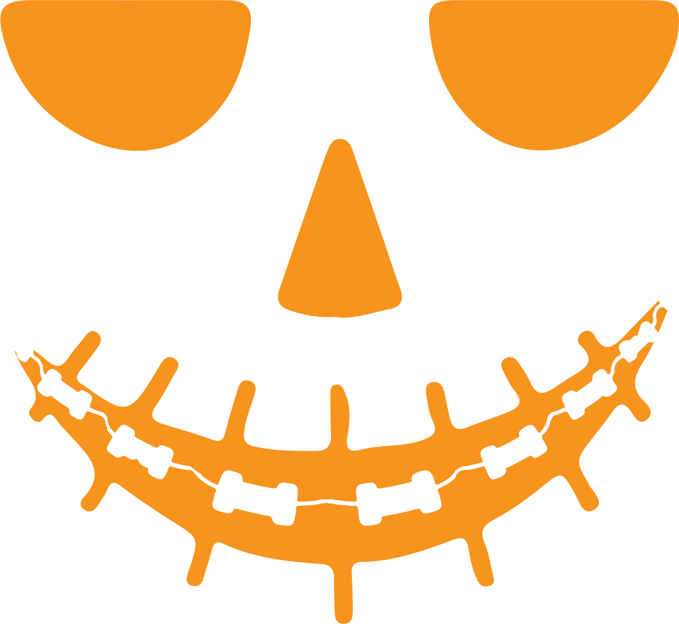 Pumpkin Braces Tee