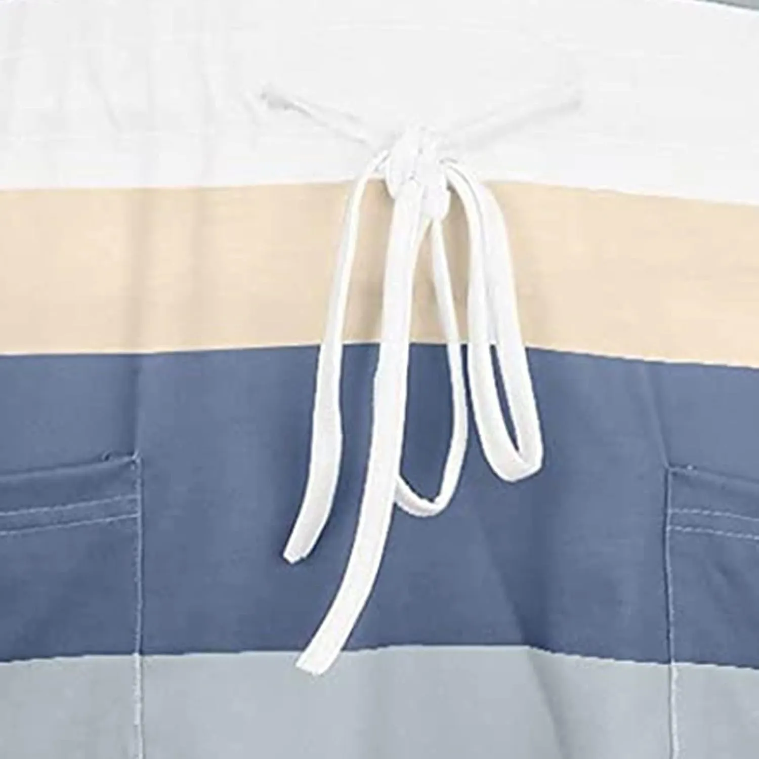 Qeaghou Summer Dresses for Women 2024 Casual Loose Sling V Neck Mini Dress Trendy Striped Drawstring Sundresses with Pockets