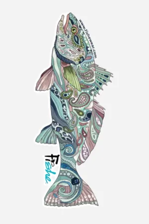 Radiant Redfish Sticker
