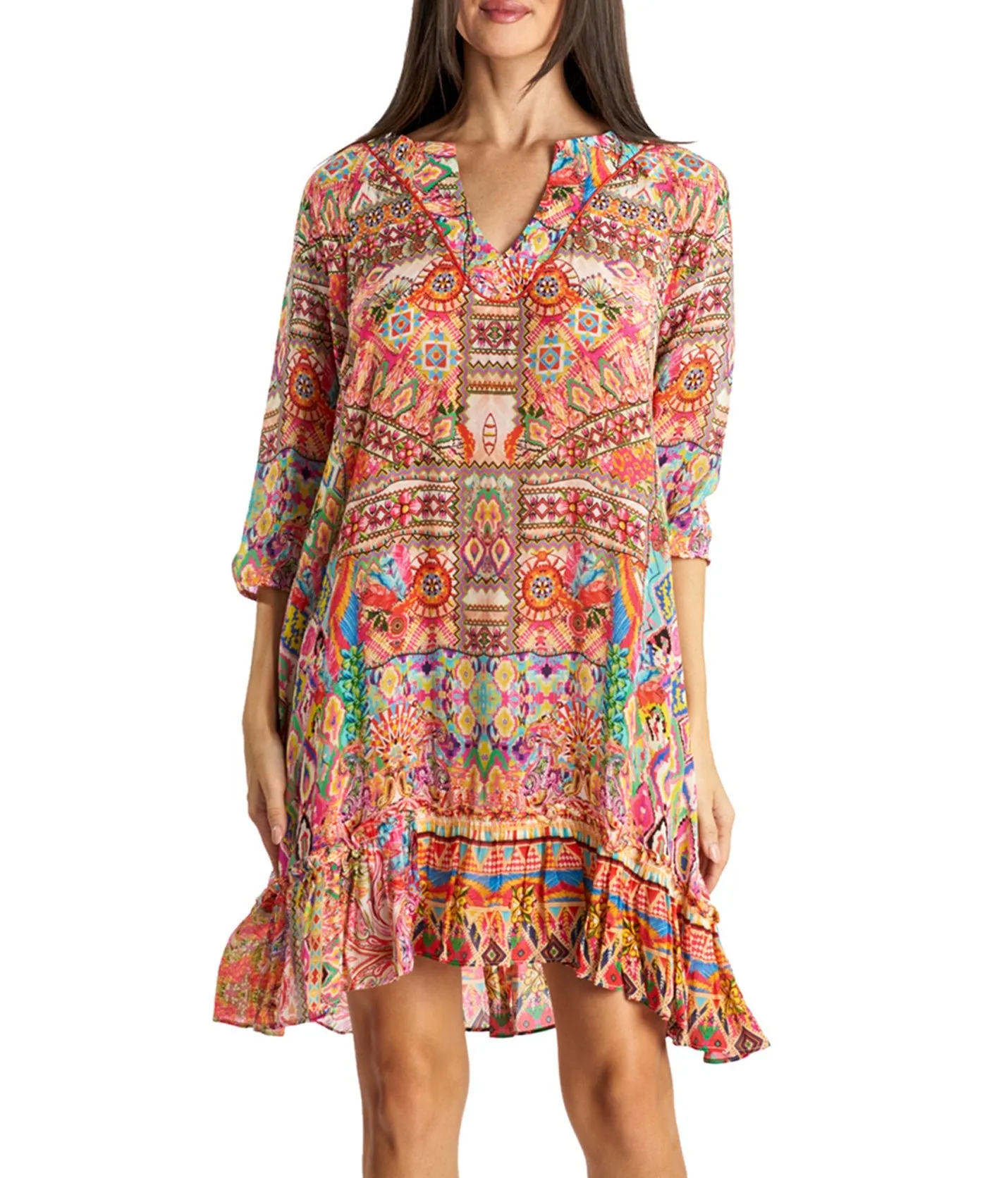 Santorini Mid Length Dress