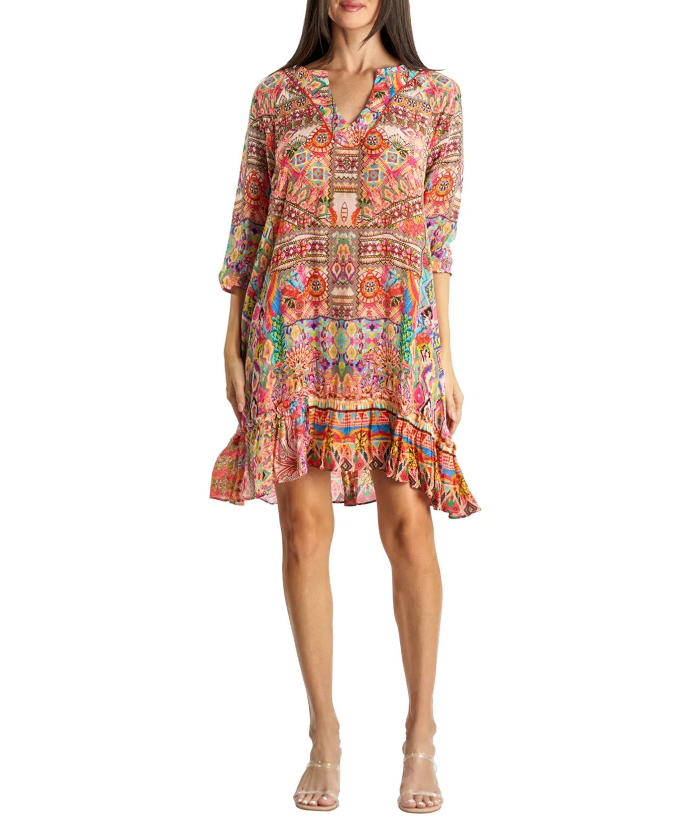 Santorini Mid Length Dress