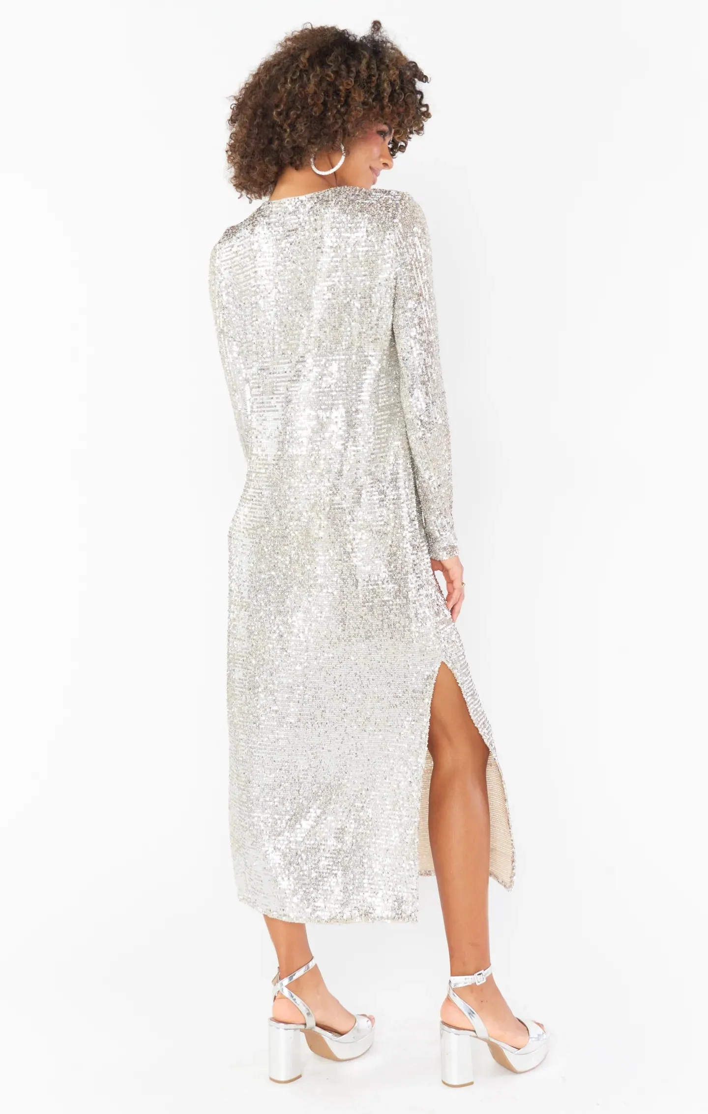 Show Me Your Mumu Maddison Dress Plat Sequins