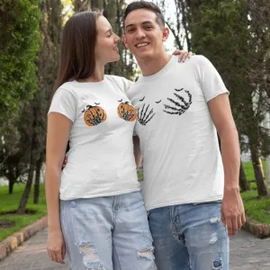 Skeleton Hands Halloween Matching Outfits: Fun Party Set, Trick or Treat Ready