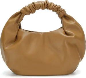 Small Ruched Hobo Handbag Tote Bags Purse for Ladies and Cinch Belt for Women Jeans Dress