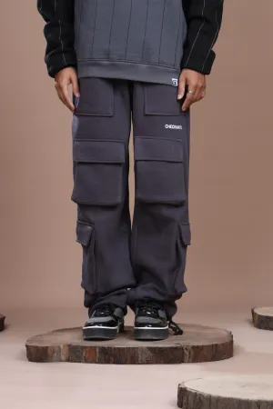 STEEL GRAY HEAVY WEIGHT CARGO TROUSER