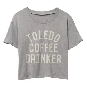 Toledo Coffee Drinker Crop Shirt