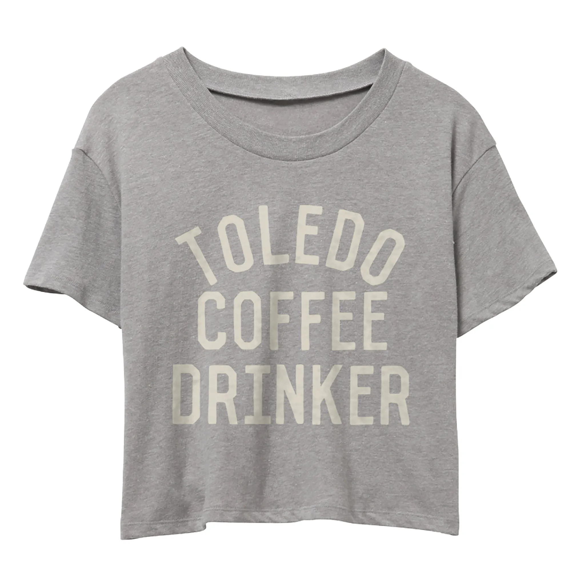 Toledo Coffee Drinker Crop Shirt