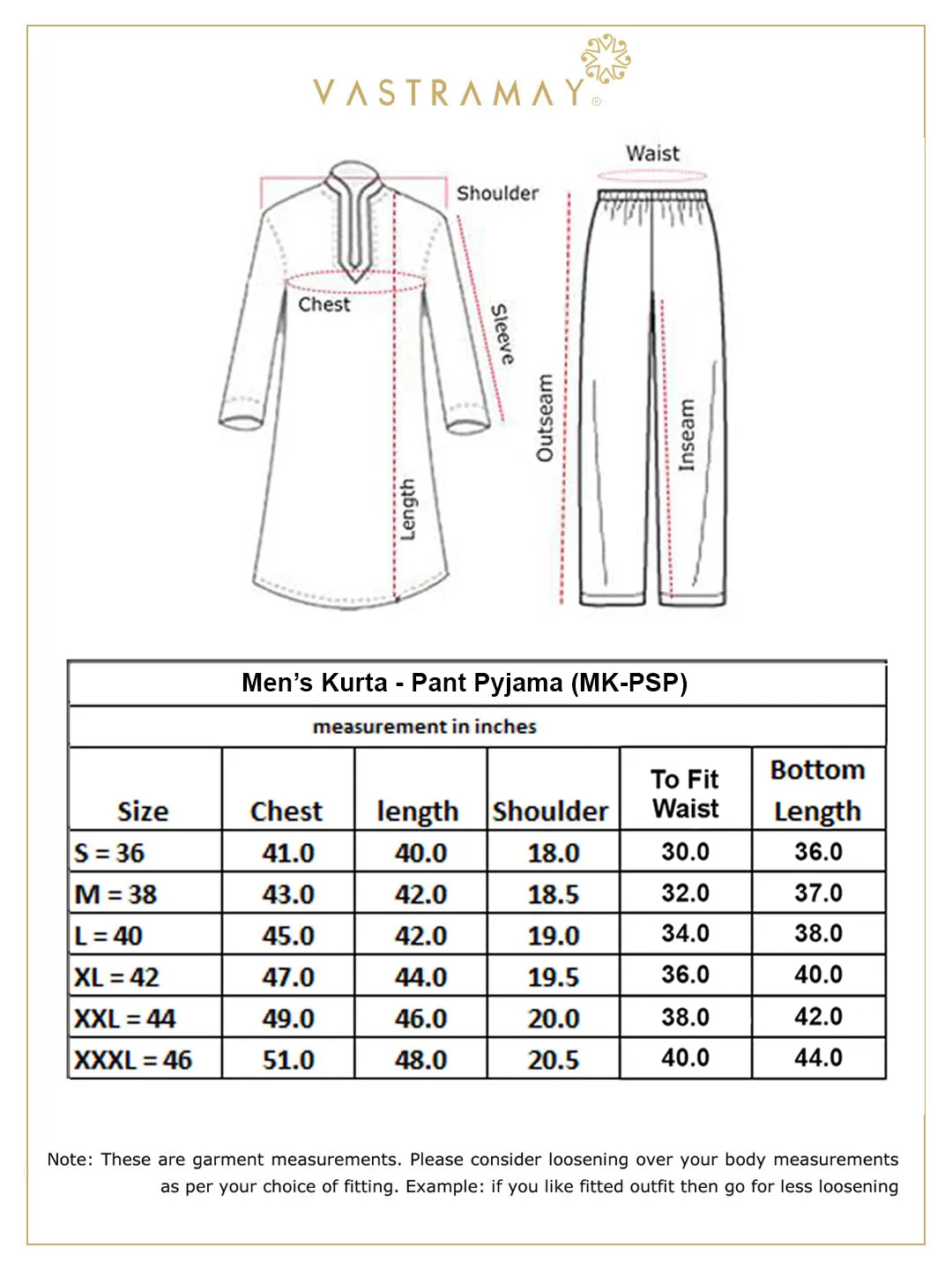 VASTRAMAY Pink Rayon Kurta And Pyjama