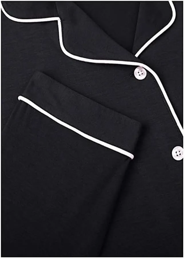 Women Autumn Pajamas Long Sleeve Soft Loungewear Set Winter Women's Pajama Sets