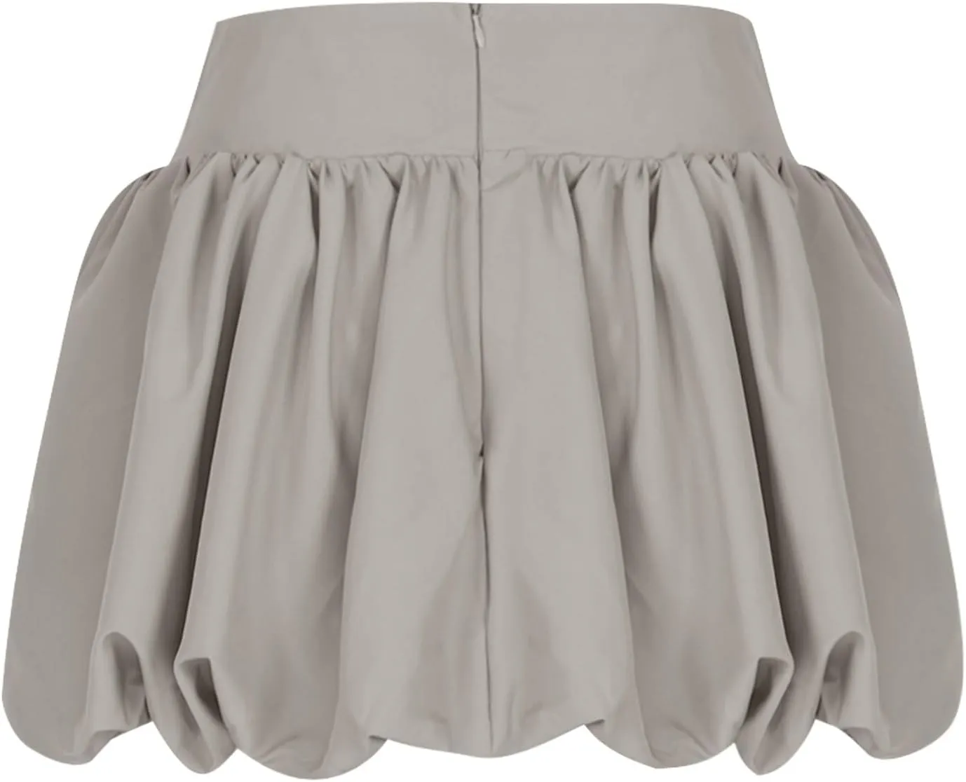 XUNRYAN Women Y2K Bubble Skirt High Waisted Ruffle Hem A-Line Pleated Mini Short Skirt Puffy Short Skirts Fashion Streetwear