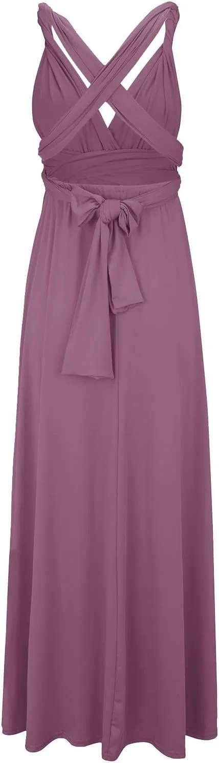 ZYXTIM Wedding Guest Dresses for Women V-Neck Ruched Tie Belt A Line Sexy Cocktail Evening Party Dress Formal Church Dress