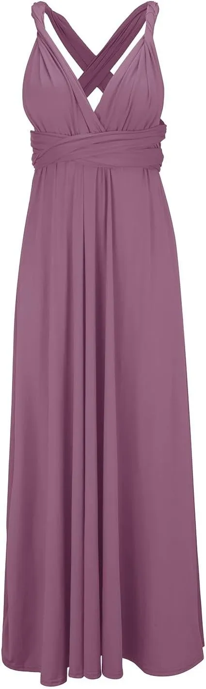 ZYXTIM Wedding Guest Dresses for Women V-Neck Ruched Tie Belt A Line Sexy Cocktail Evening Party Dress Formal Church Dress